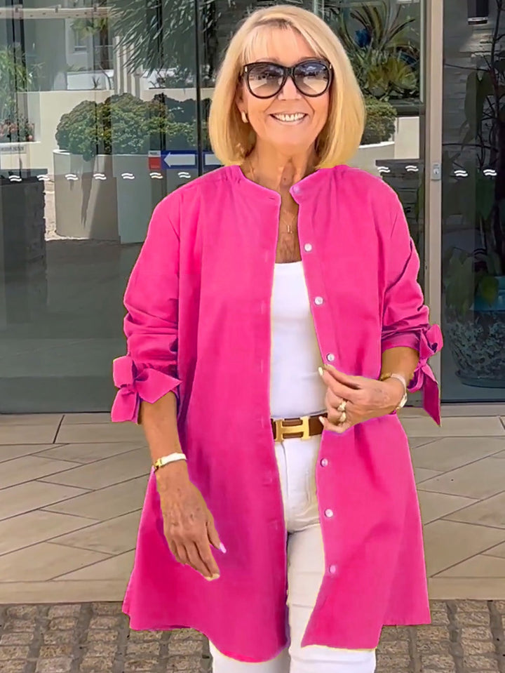 Celina - Classy Long Shirt Jacket