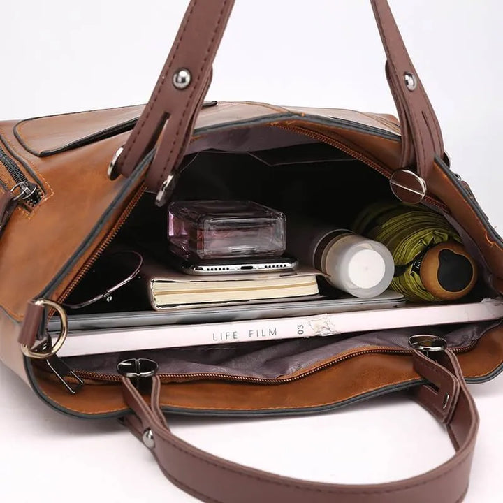 Maelis™ - Leather Shoulder Bag