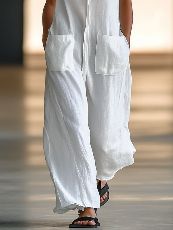 Ariana | Breathable Retro Jumpsuit