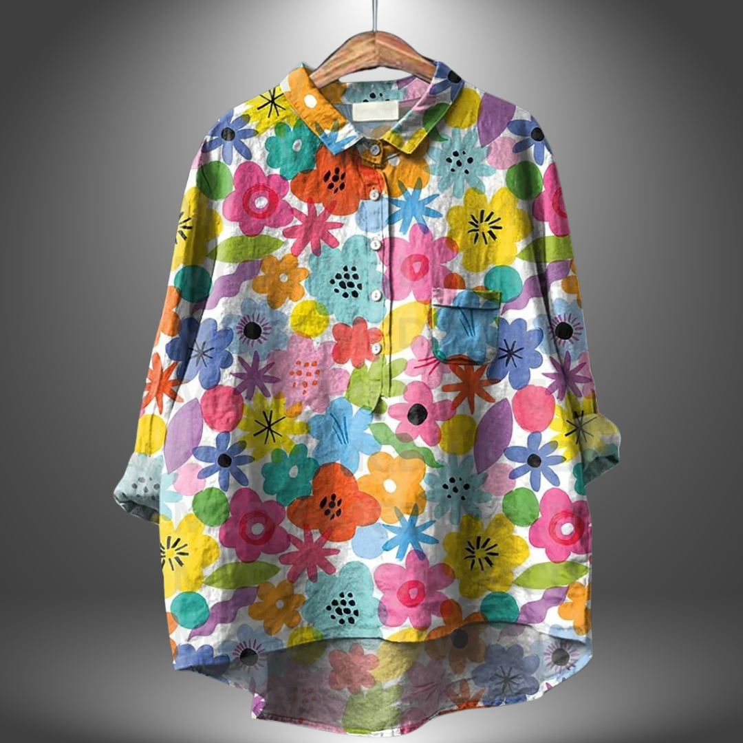 Laluna | Classic Floral Blouse