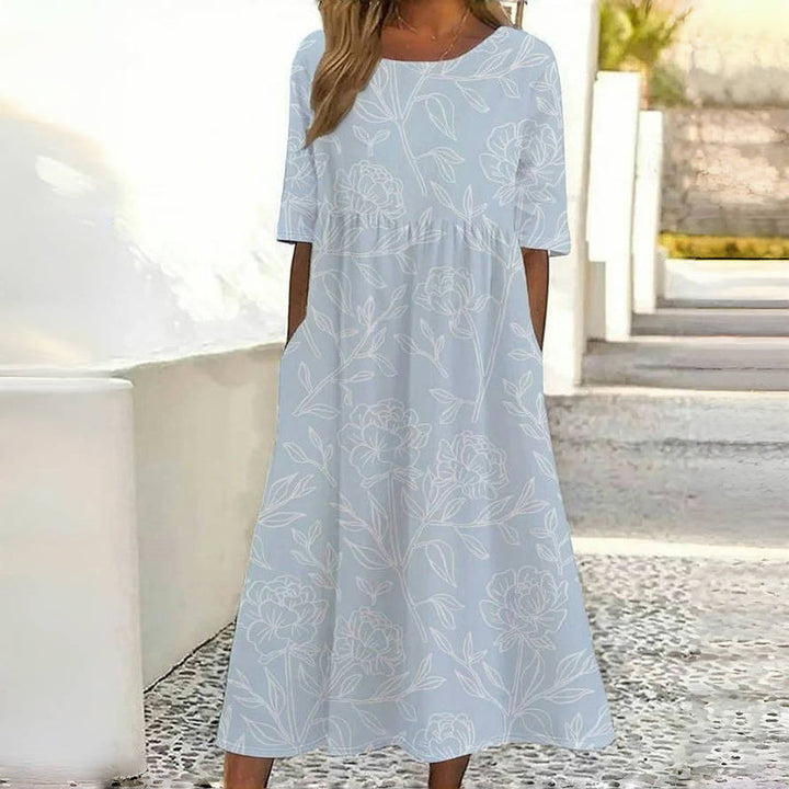 Ava - Classic Floral Dress