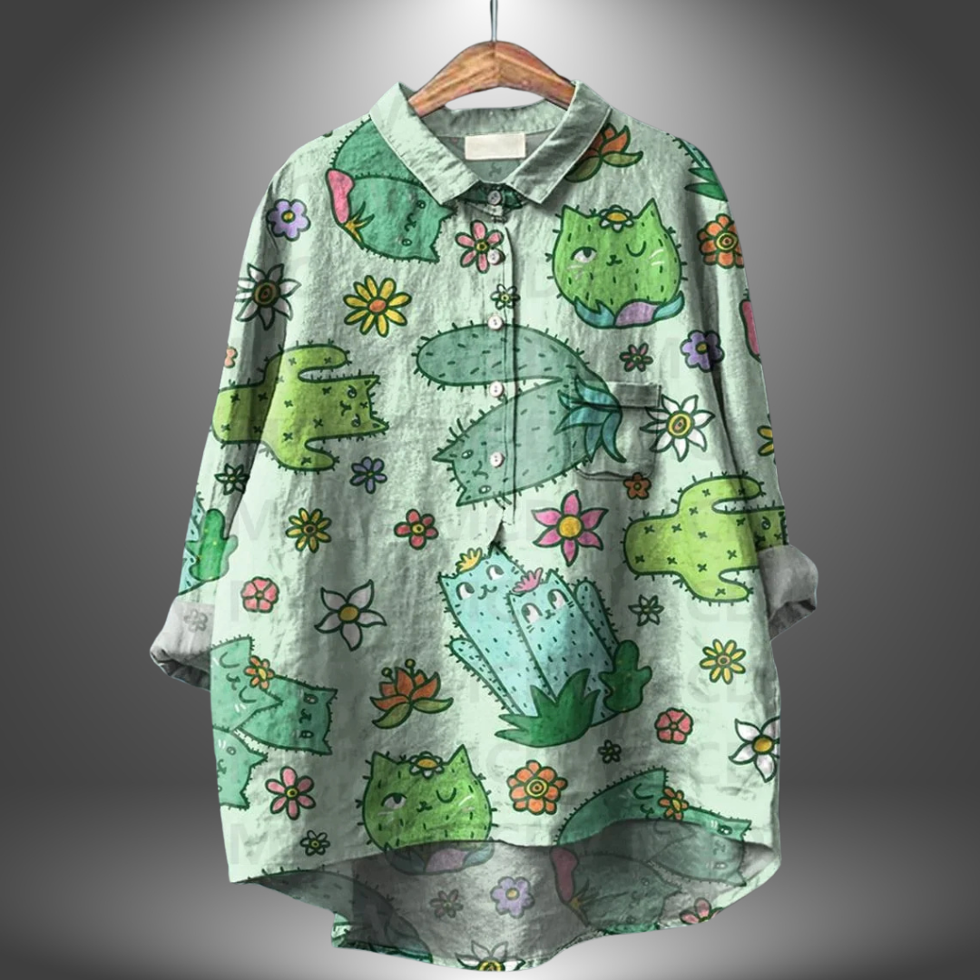 Laluna | Classic Floral Blouse