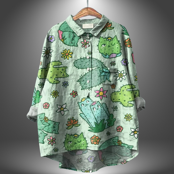 Laluna | Classic Floral Blouse
