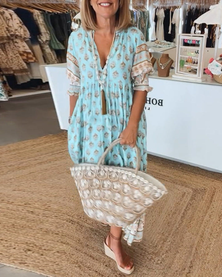 Maya – casual v-neck dress