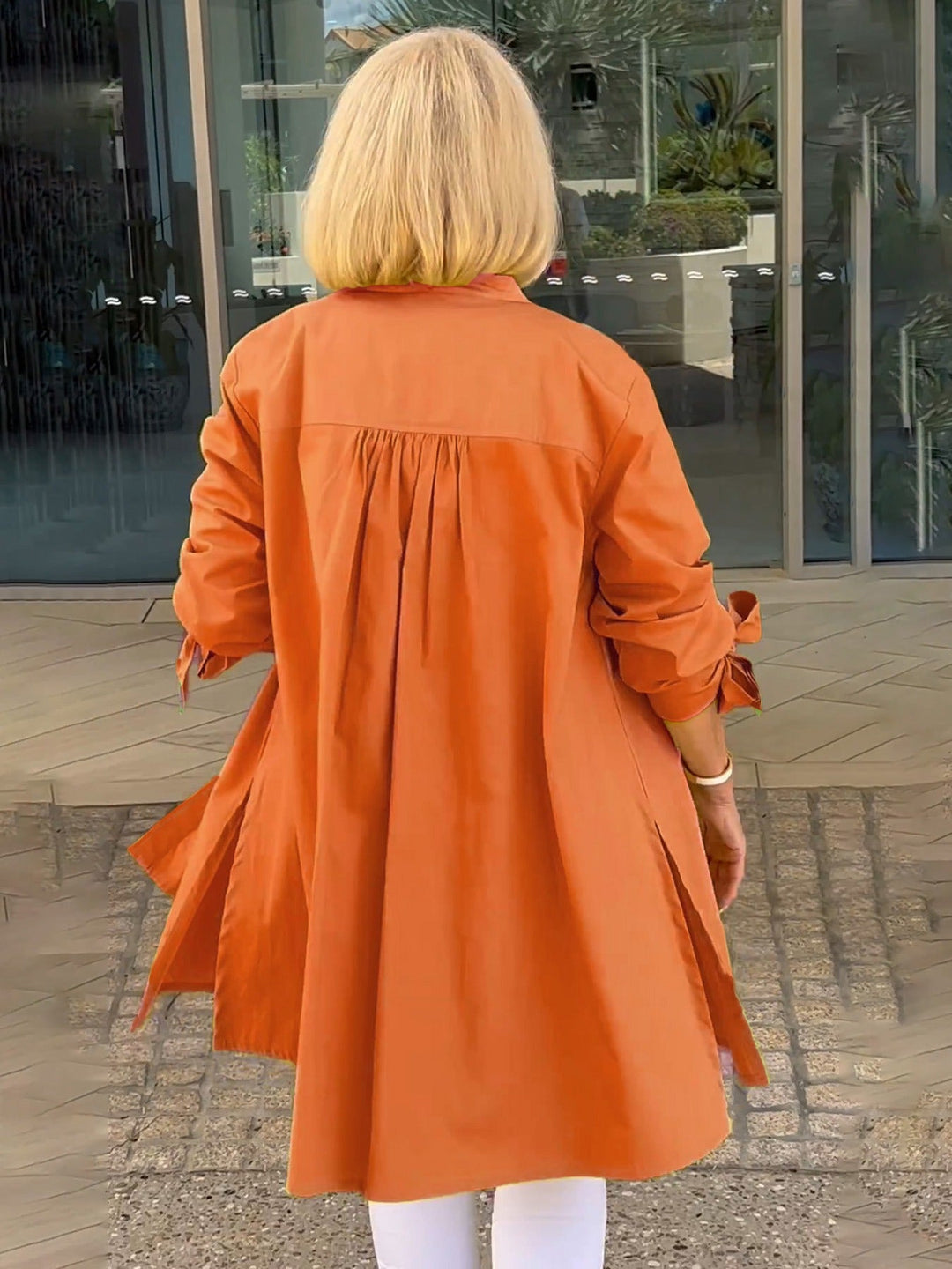 Celina - Classy Long Shirt Jacket