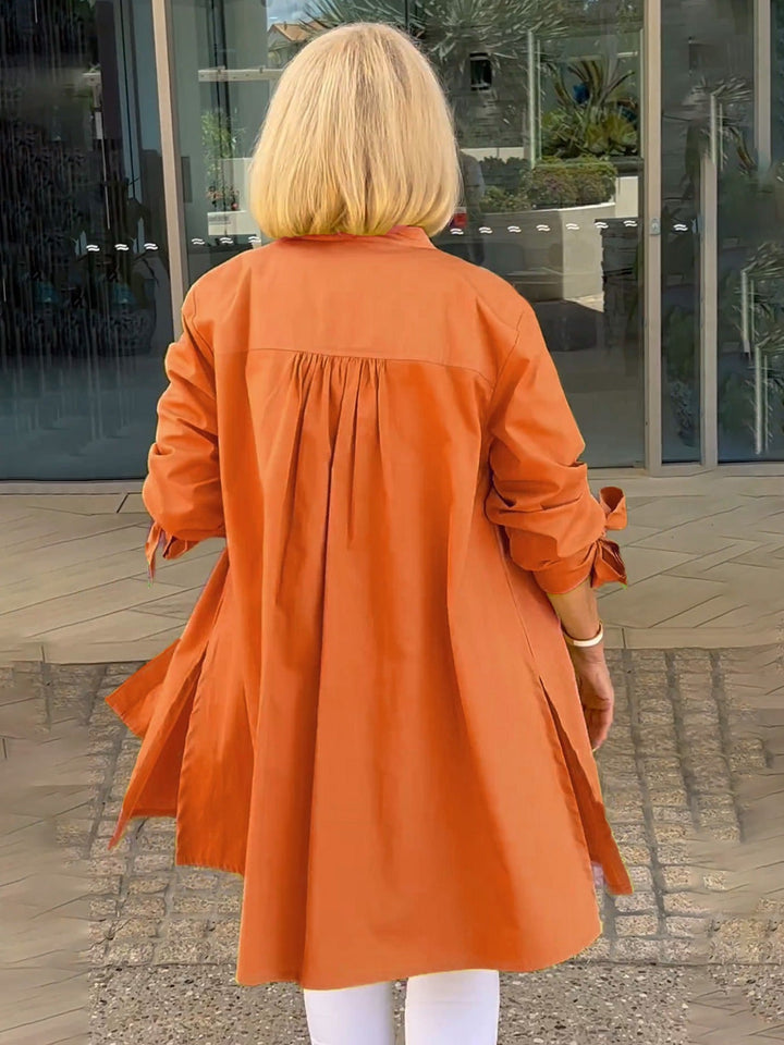 Celina - Classy Long Shirt Jacket
