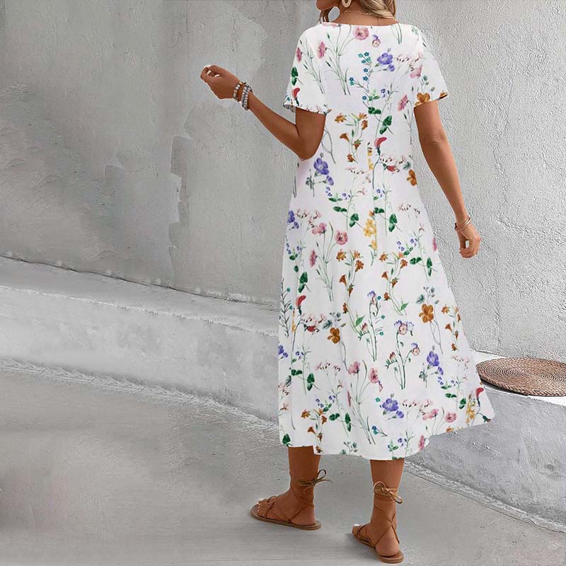 Stacy - Casual Floral Dress