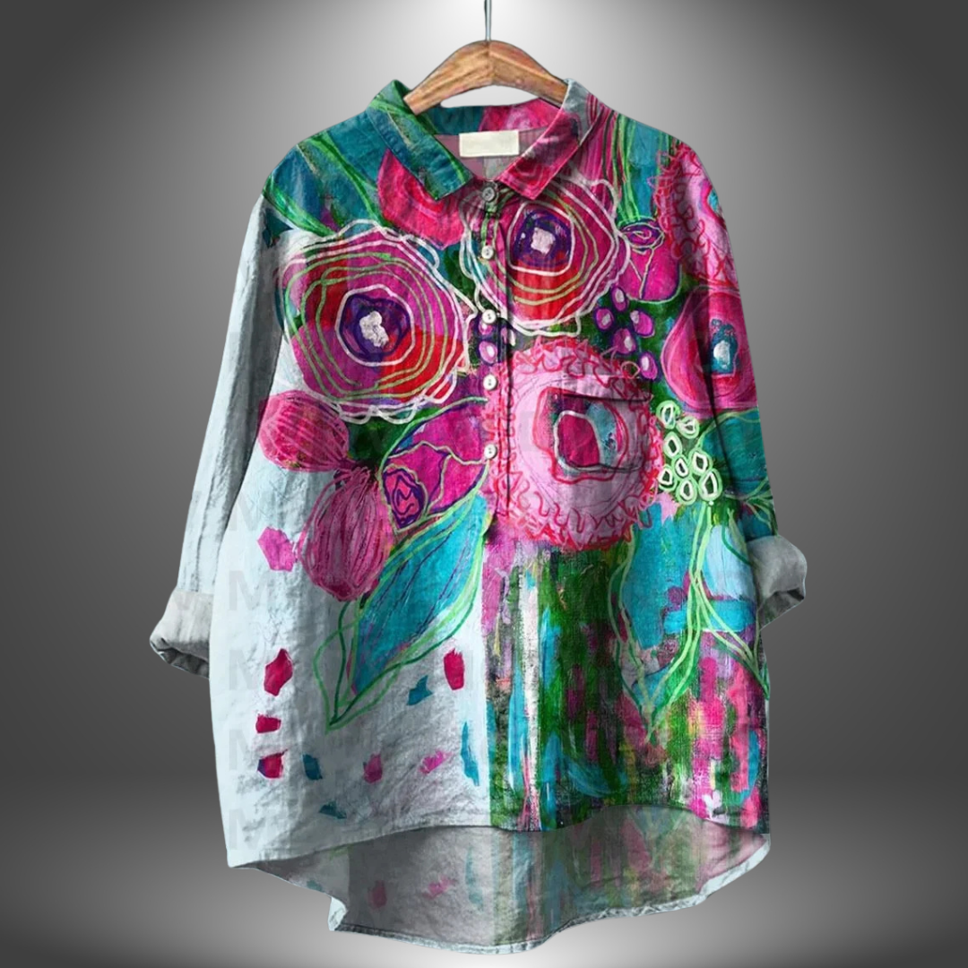 Laluna | Classic Floral Blouse