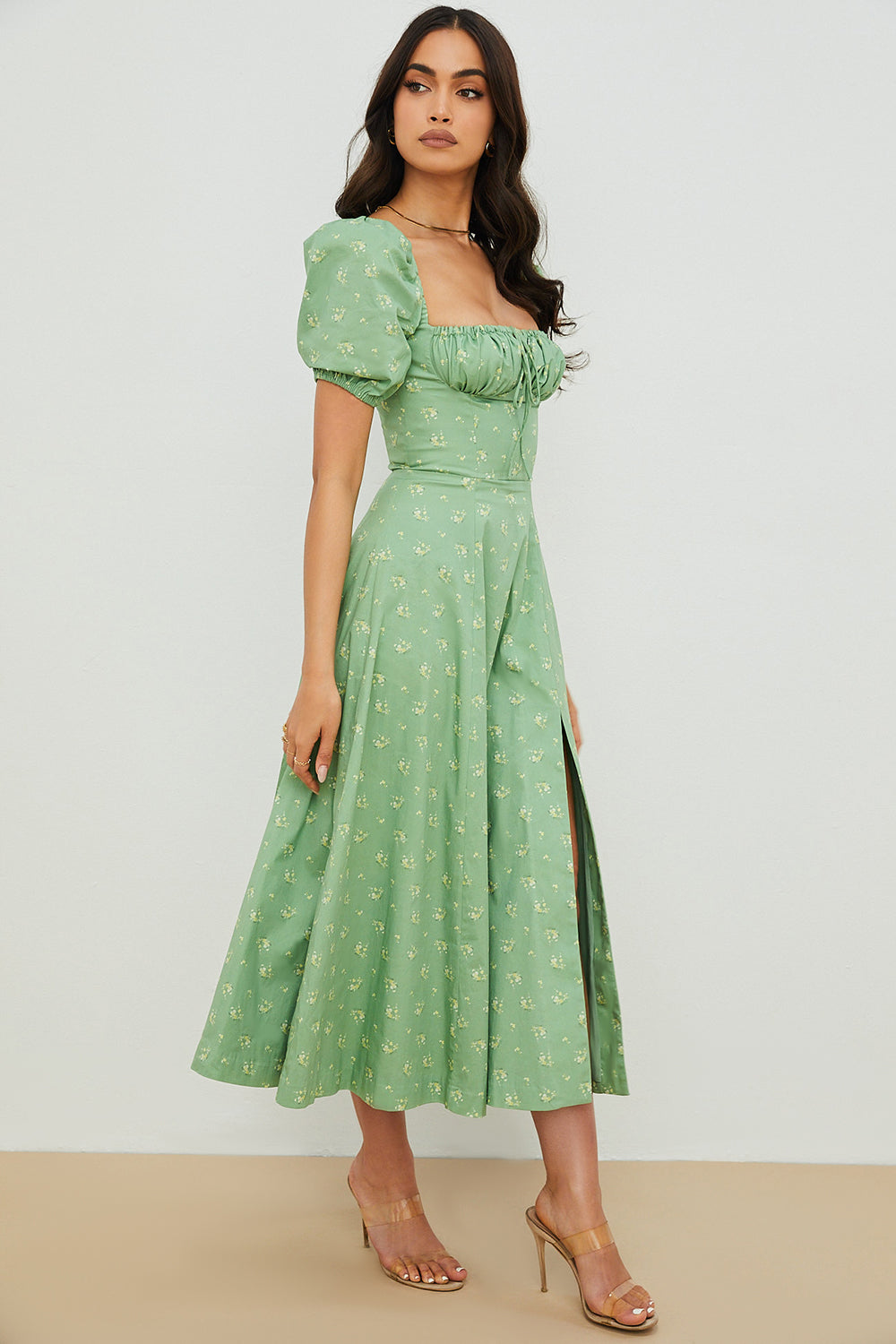 Ailene™ - Bloom Puff Sleeve Dress