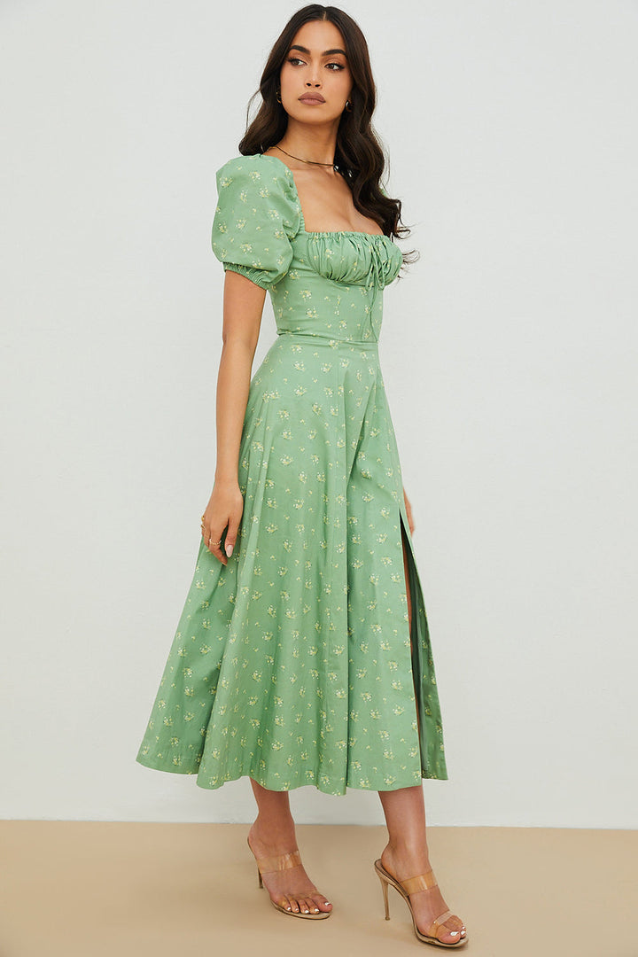Ailene™ - Bloom Puff Sleeve Dress