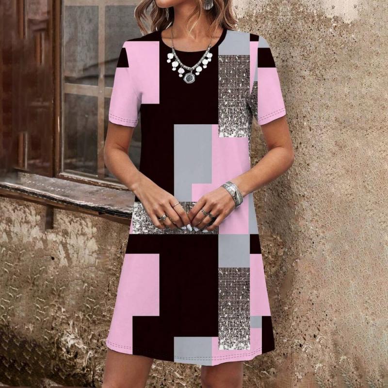 Kelly - Casual Colorblock Dress
