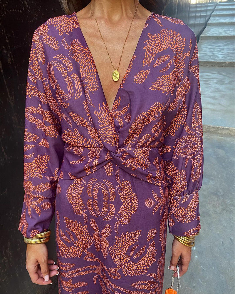 Lara™ - Elegant Printed Dress