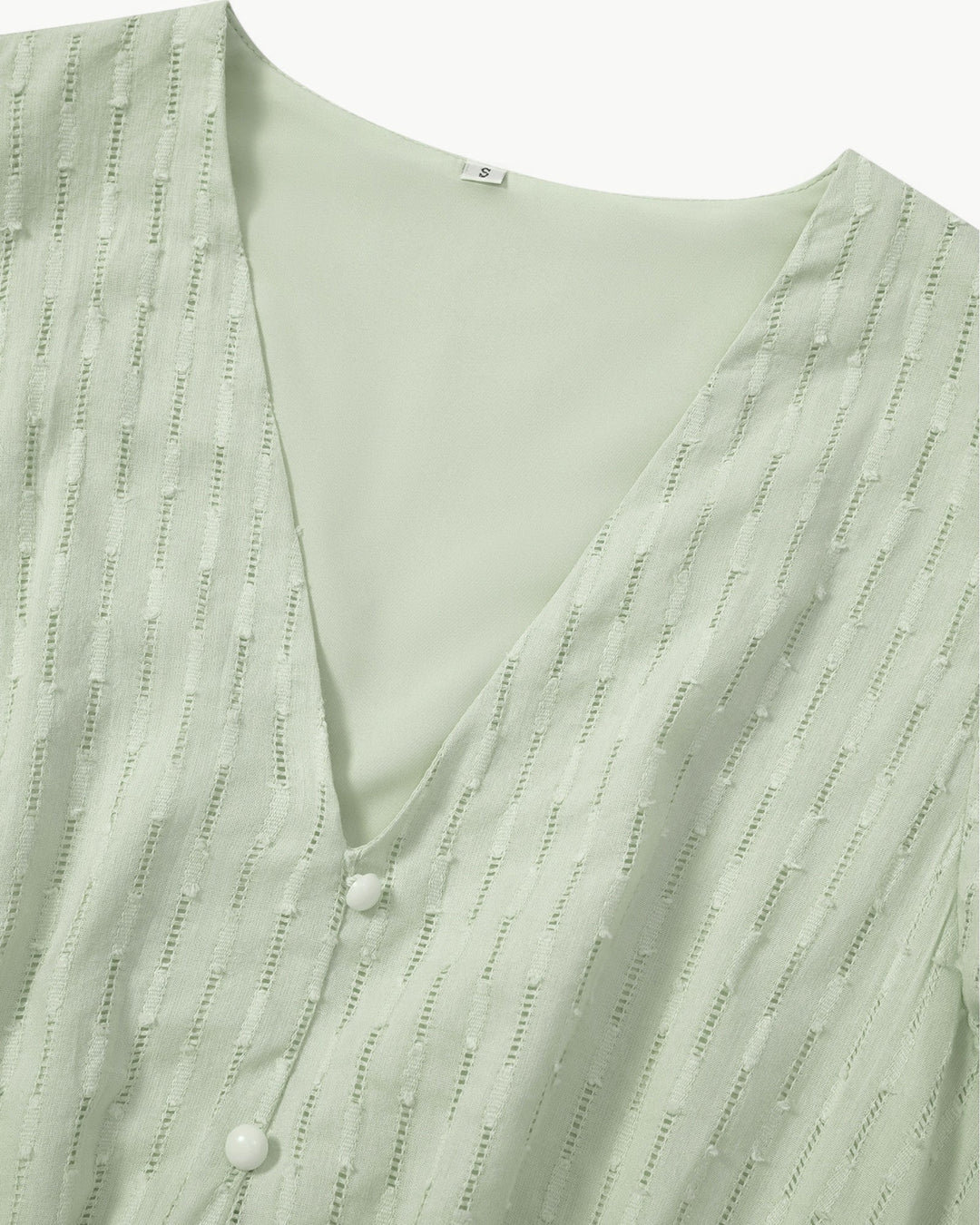 Lara™ | V-Neck Midi Dress with Ruffled Sleeves