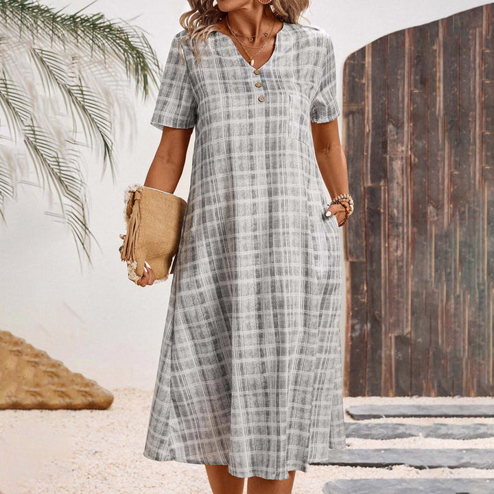 Nora - Casual Striped Dress