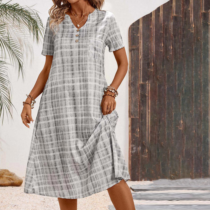 Nora - Casual Striped Dress