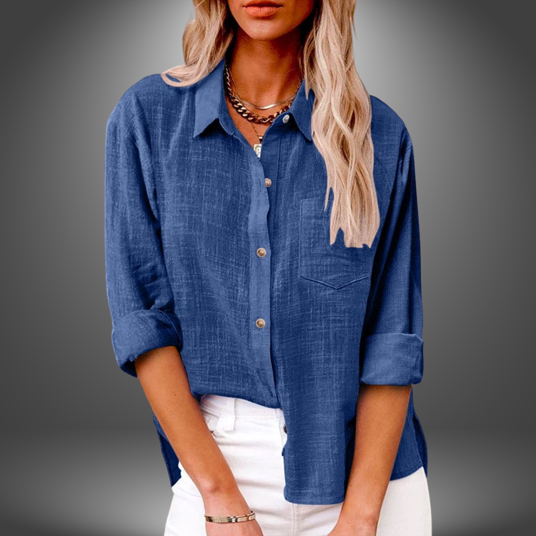 Evelyn - Premium Linen Blouse