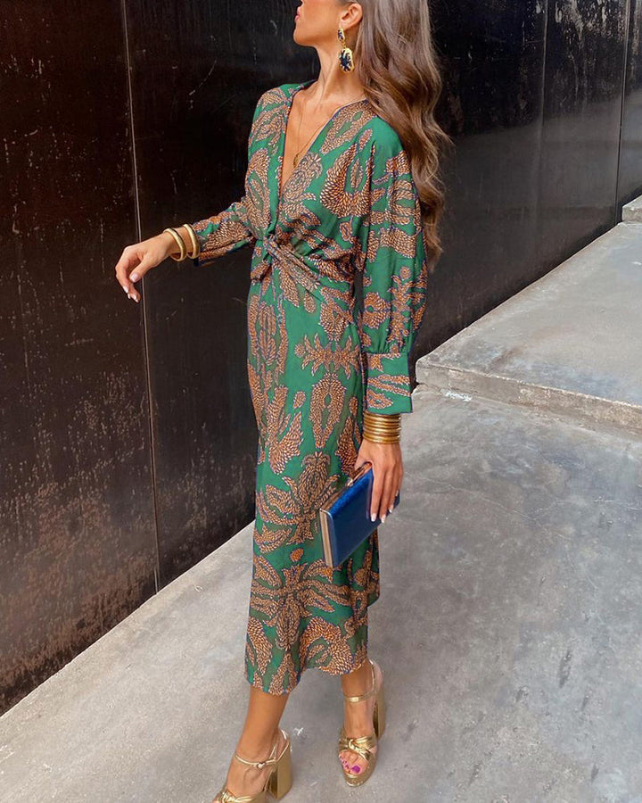 Lara™ - Elegant Printed Dress
