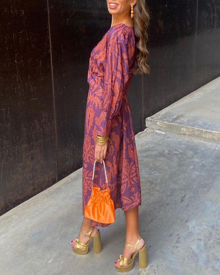 Lara™ - Elegant Printed Dress