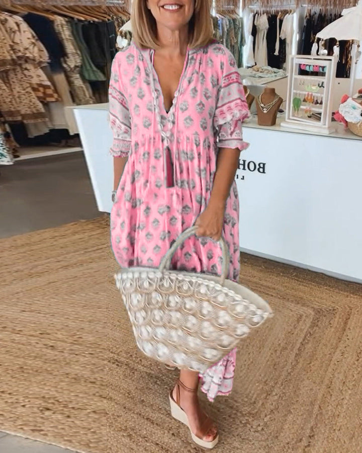Maya – casual v-neck dress