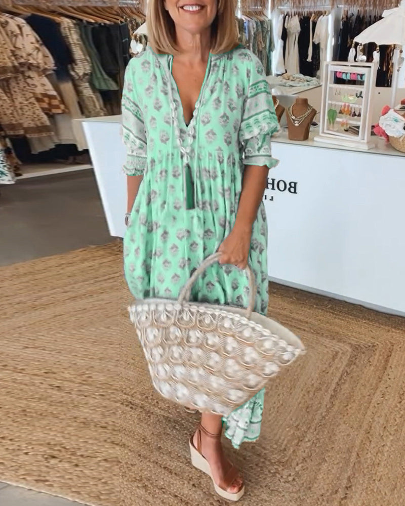 Maya – casual v-neck dress