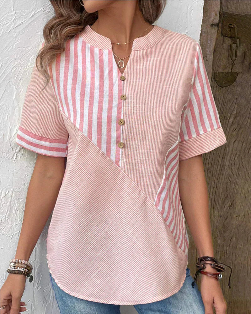 Naomi | Classic Striped Top