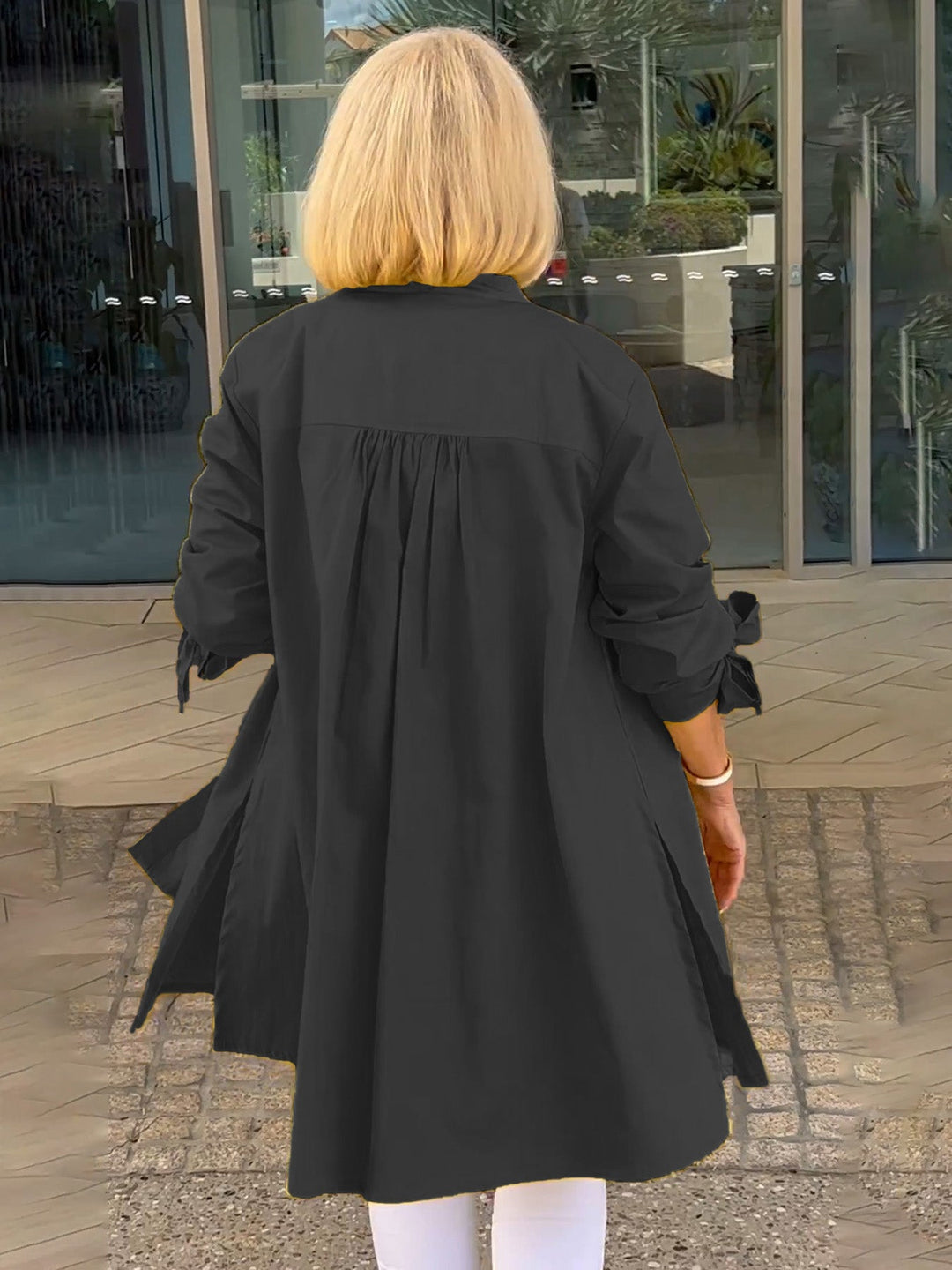 Celina - Classy Long Shirt Jacket