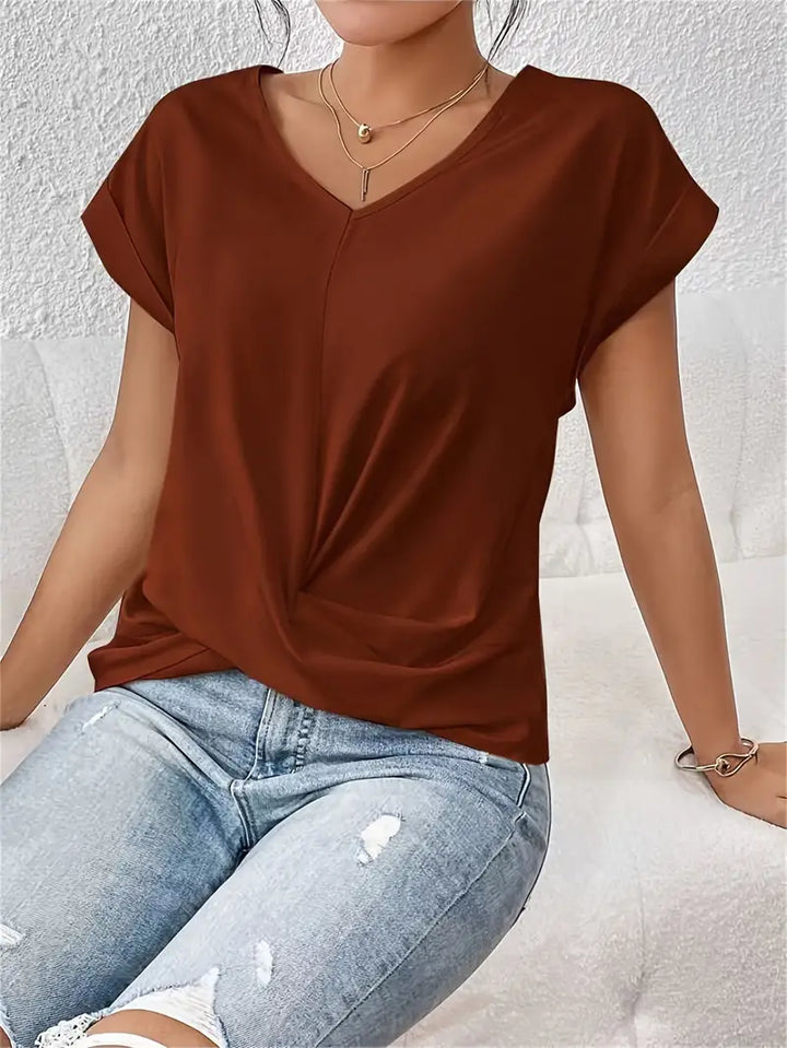 Bella | The Stylish V-Neck Top