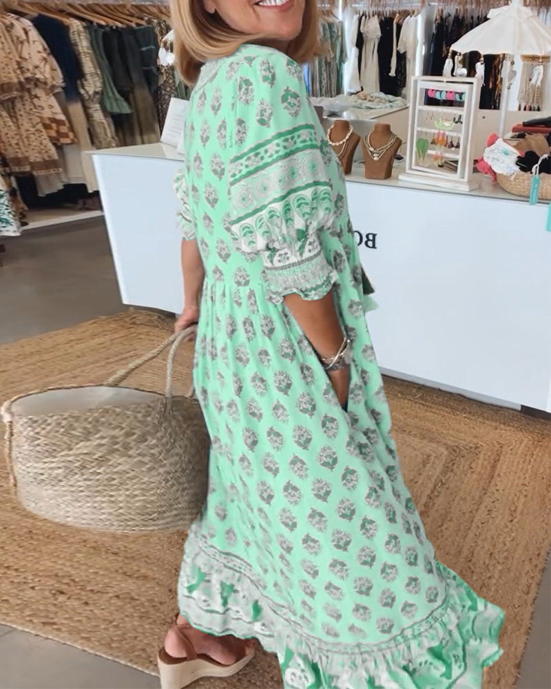 Maya – casual v-neck dress