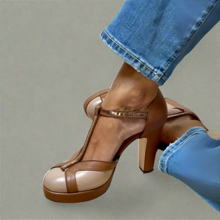 Criselmara™ | Elegant Heel Sandals for Maximum Comfort