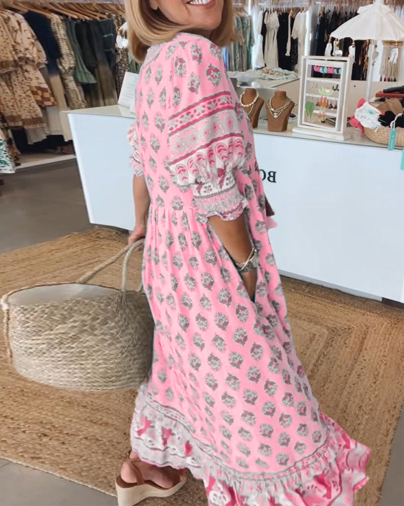 Maya – casual v-neck dress