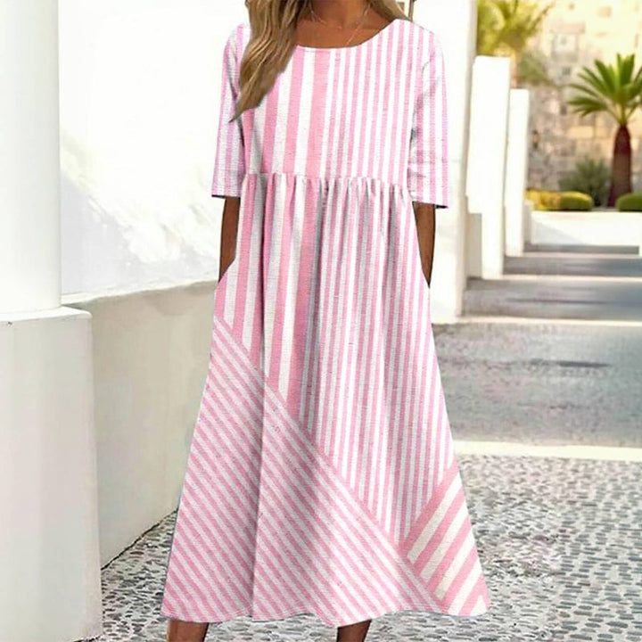 Erin - Casual Striped Dress