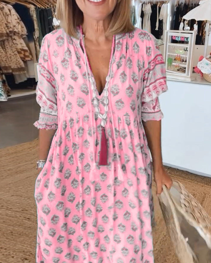 Maya – casual v-neck dress