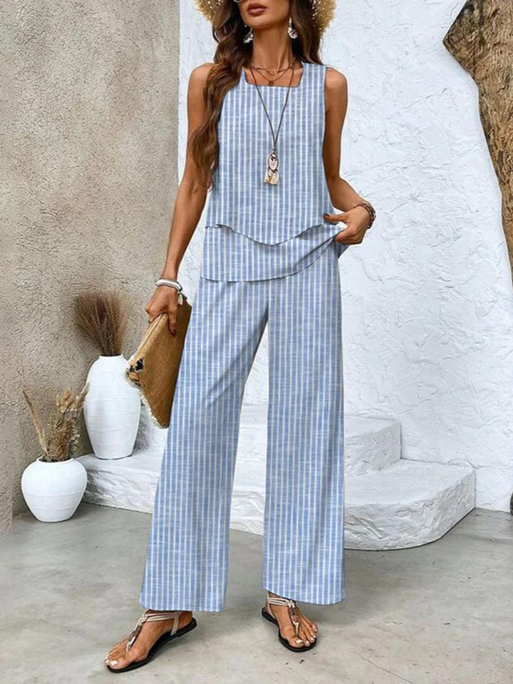 Marina™ | Elegant Lens Set (pants+top)