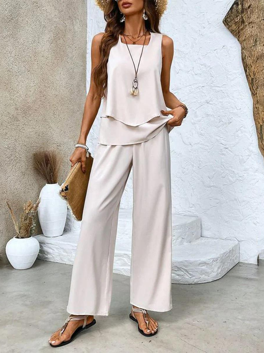 Marina™ | Elegant Lens Set (pants+top)