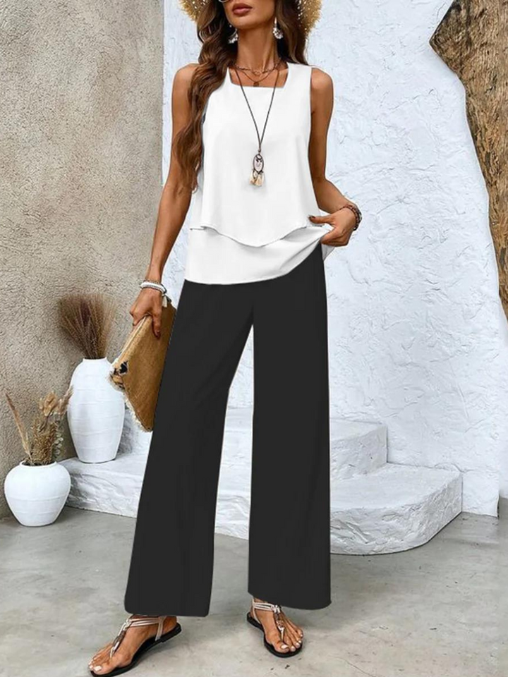 Marina™ | Elegant Lens Set (pants+top)