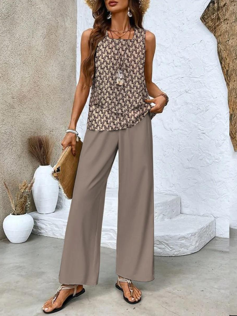 Marina™ | Elegant Lens Set (pants+top)
