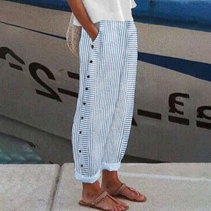 Caroline | Linen-blend trousers