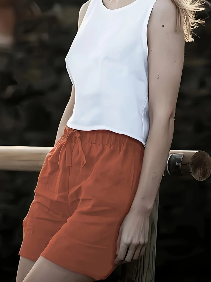 Naomi - Casual Summer Shorts With Pocket