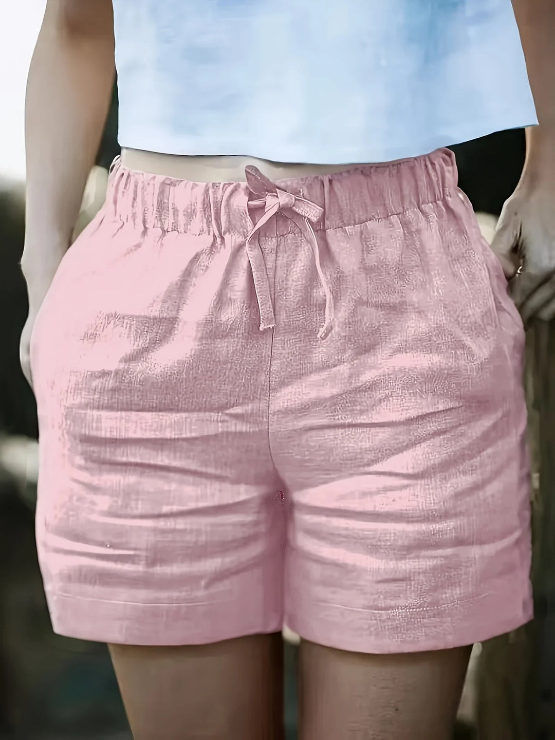 Naomi - Casual Summer Shorts With Pocket