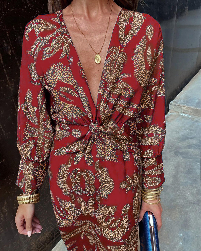 Lara™ - Elegant Printed Dress