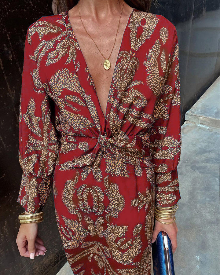 Lara™ - Elegant Printed Dress
