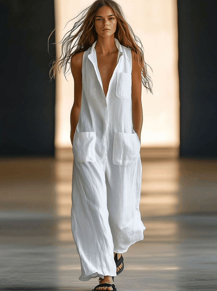 Ariana | Breathable Retro Jumpsuit