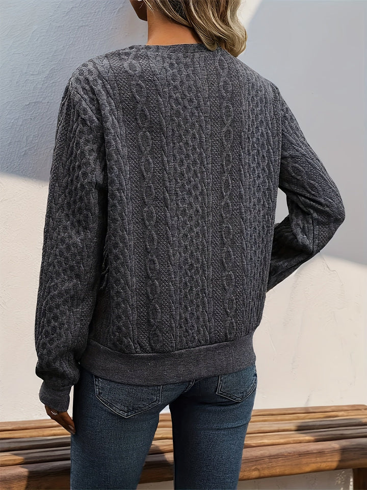 Martine - Cozy Asymmetrical Sweatshirt