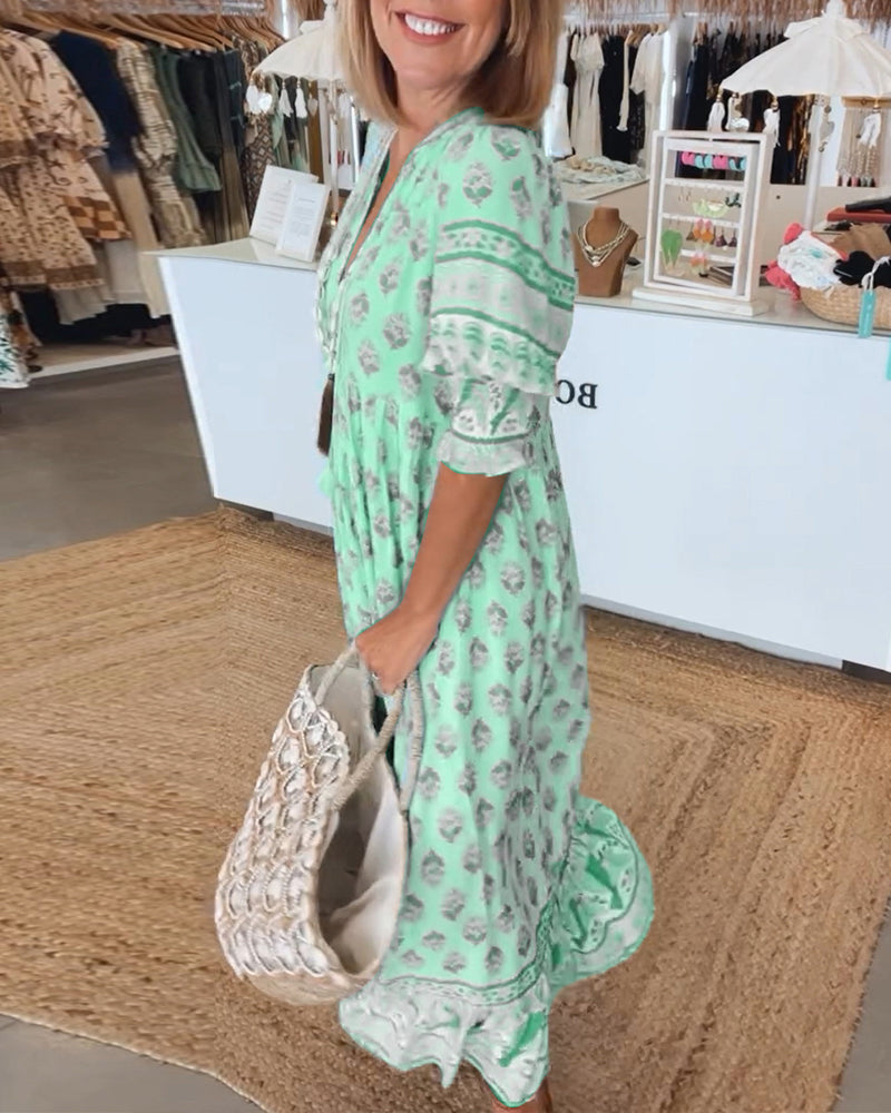Maya – casual v-neck dress