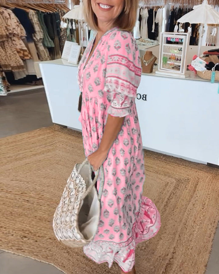 Maya – casual v-neck dress