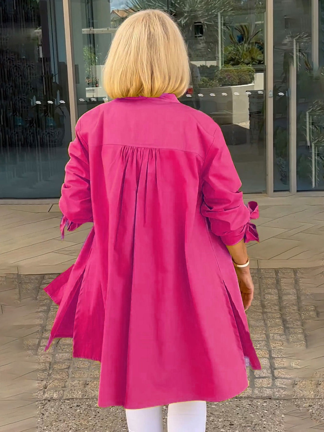 Celina - Classy Long Shirt Jacket