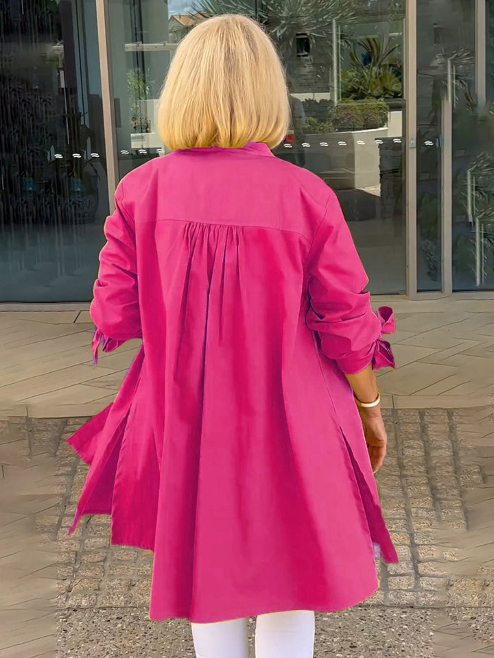 Celina - Classy Long Shirt Jacket