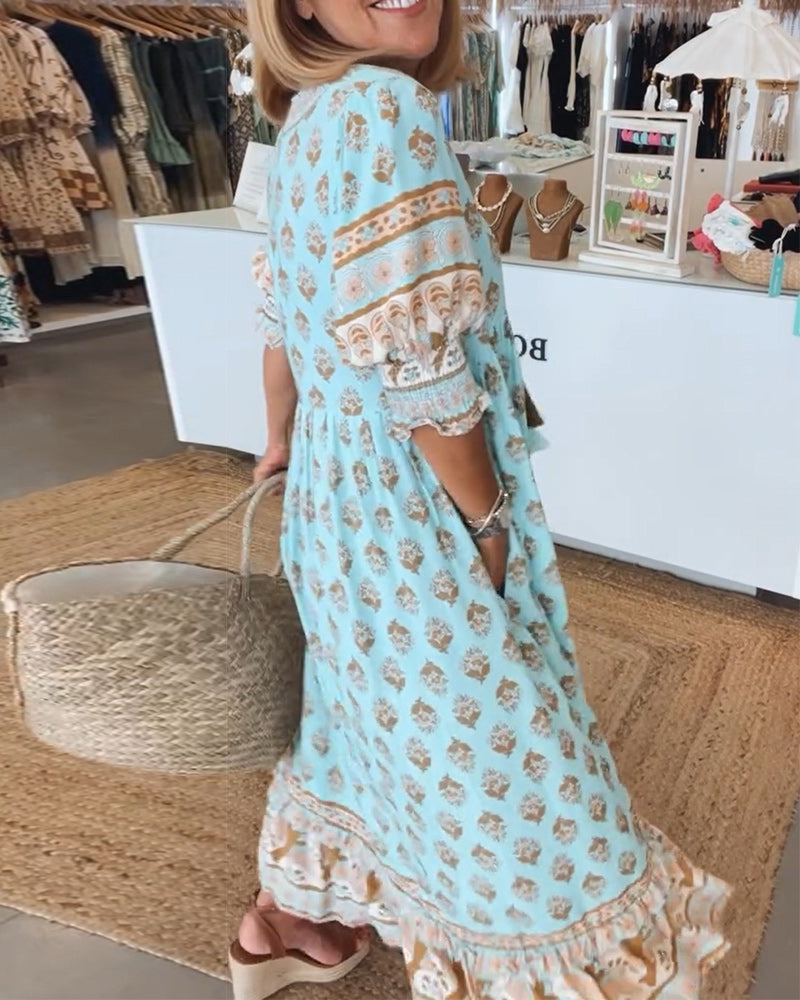 Maya – casual v-neck dress
