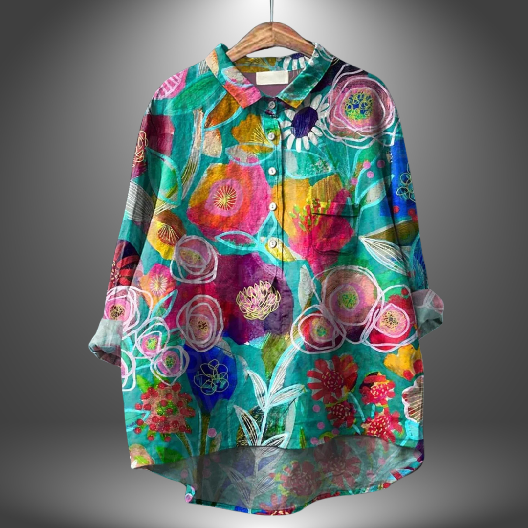 Laluna | Classic Floral Blouse