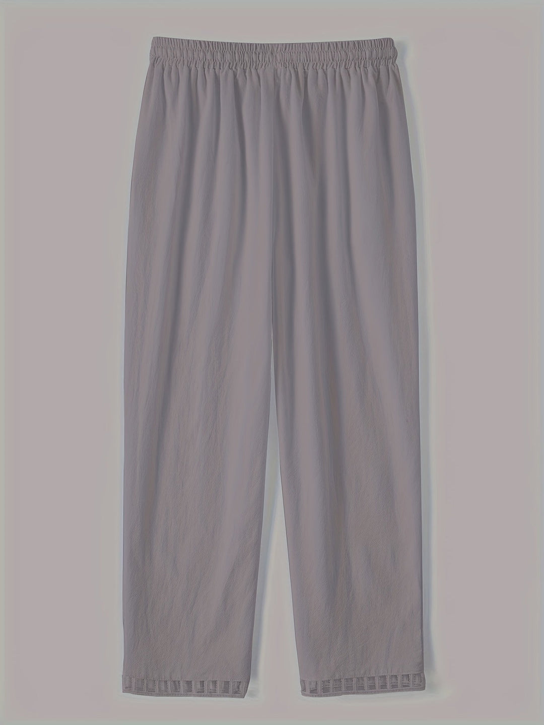 Lena - Contrast Trim Cropped Pants